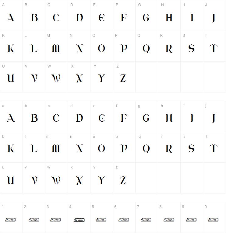 zasquora字体