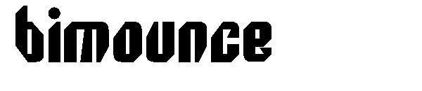 Bimounce字体