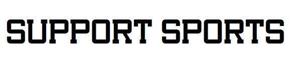 support sports字体