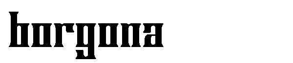 Borgona字体