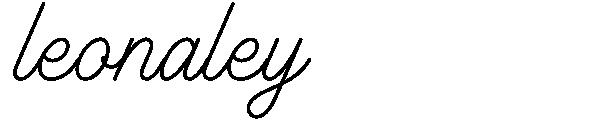 Leonaley字体