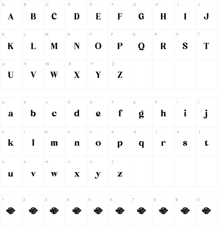 histore magical version字体