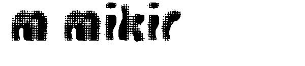 m mikir字体