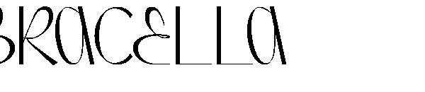 bracella字体