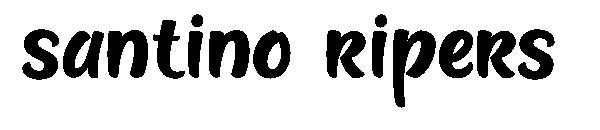 santino ripers字体