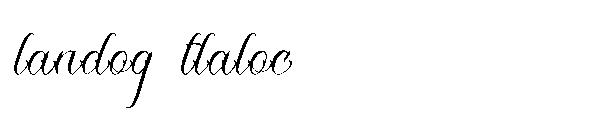 landog tlaloc字体