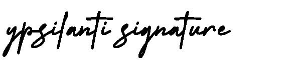 ypsilanti signature