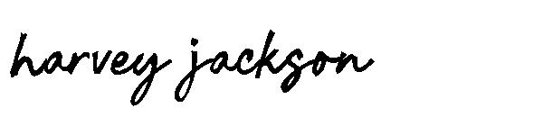 Harvey jackson字体