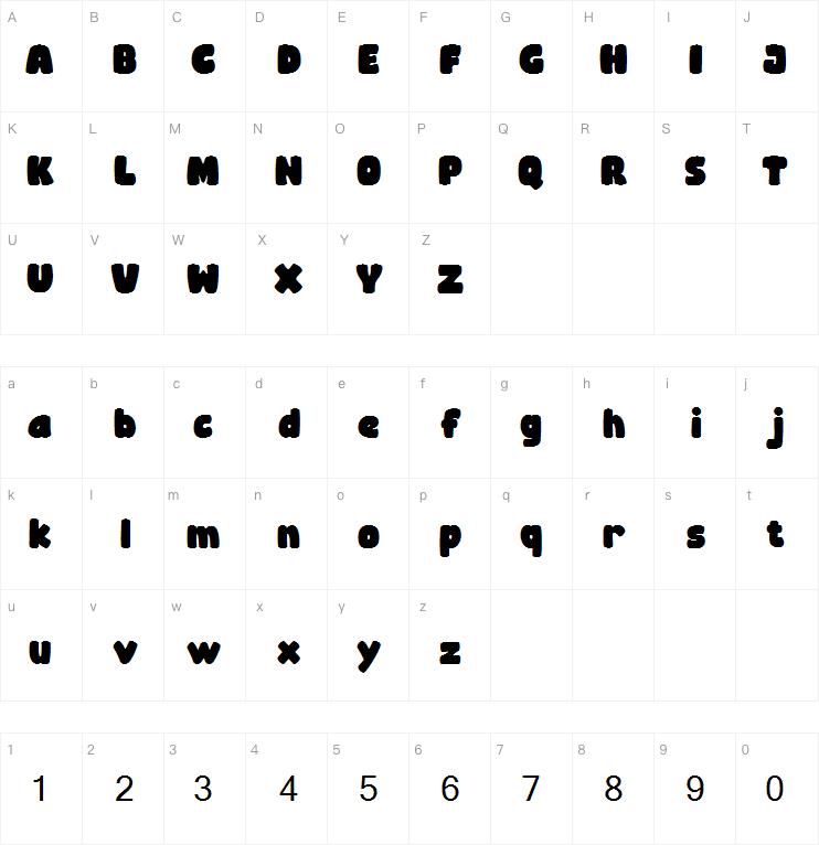 Woly wonka字体