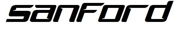 sanford 字体下载