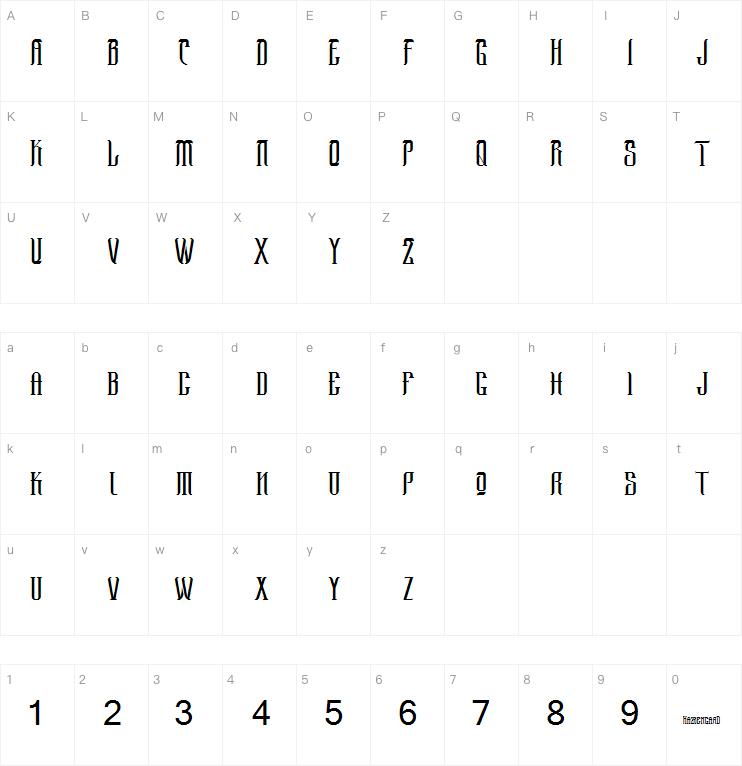 Hassengard字体