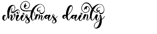 christmas dainty