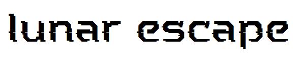 Lunar escape字体