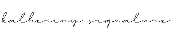 katheriny signature