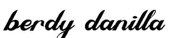 berdy danilla 字體下載