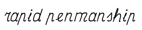 rapid penmanship
