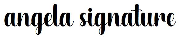 angela signature
