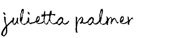 Julietta palmer字体