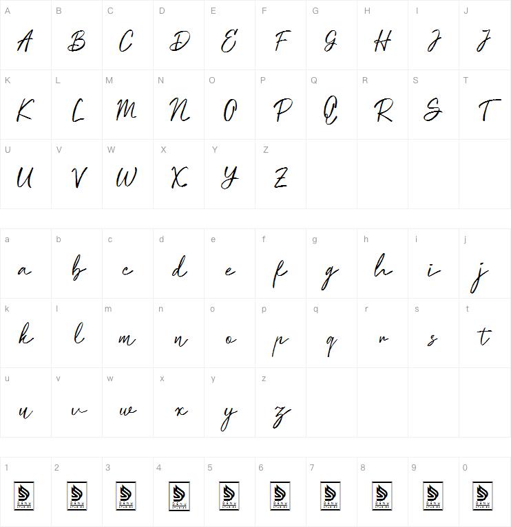 Sastra kinanthi字体