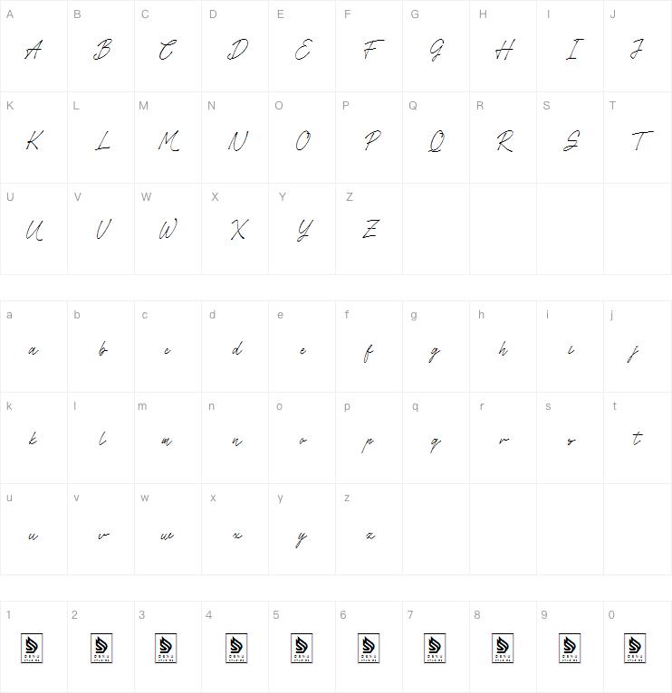 Anindya barielle字体