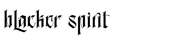 blacker spirit