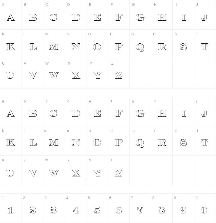 a_SeriferTitulSh字体