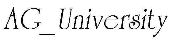 AG_University字体