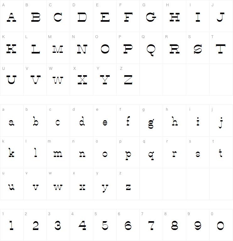 Alfredo字体