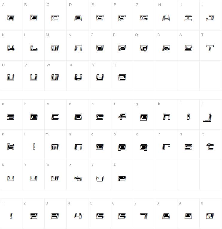 Alphaclown字体