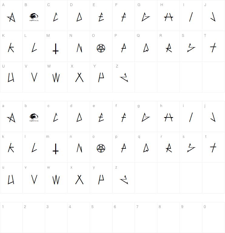 AntiChrist SuperstarSW字体