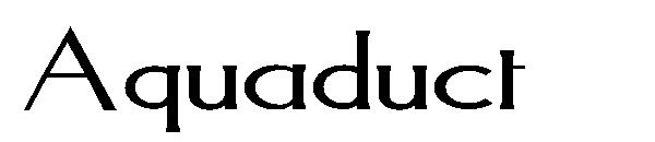 Aquaduct字体