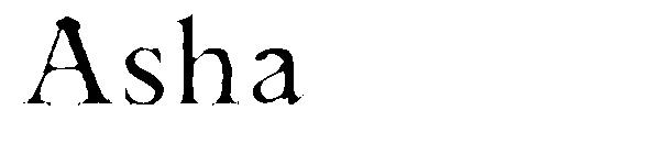 Asha字体