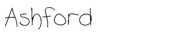 Ashford字体