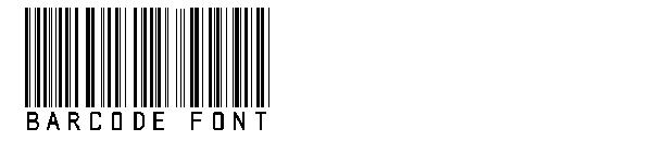 barcode font字体
