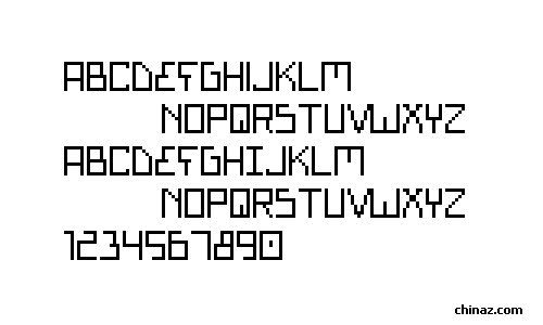 Bionictypebitmap字体