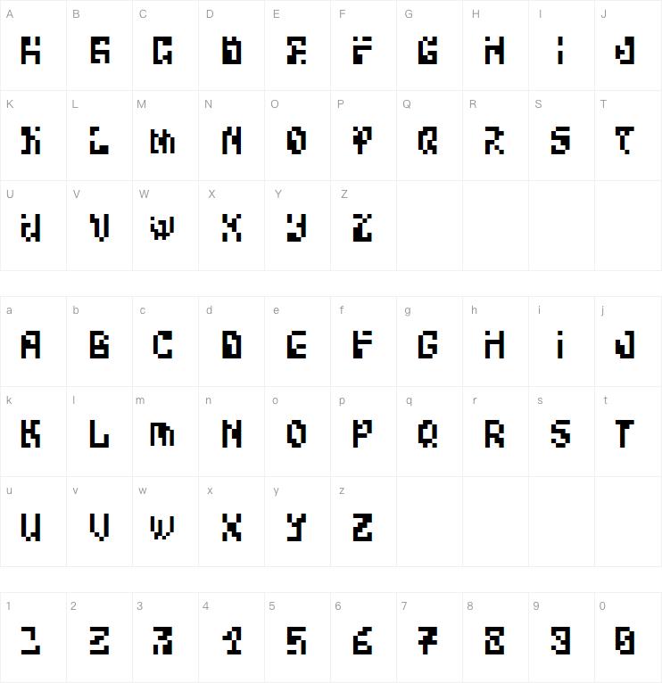 Bitwiseaalapha字体