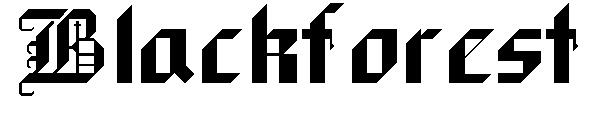 Blackforest字体