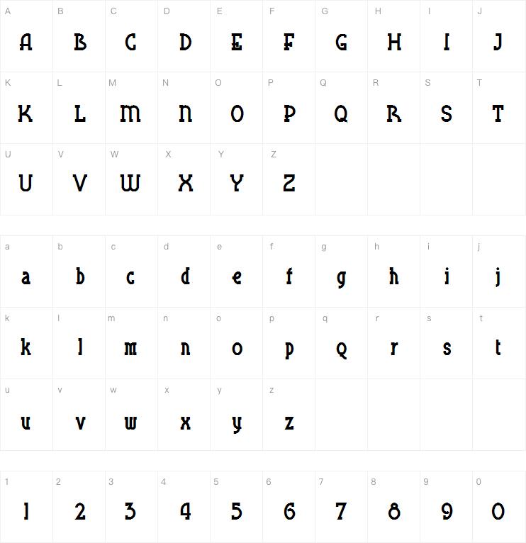 Blueplatespecial字体