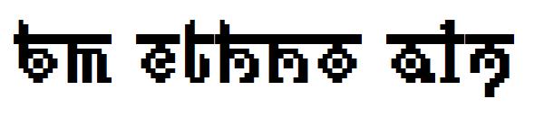 BM ethno A17字体