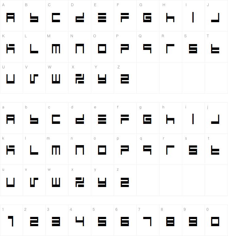 BM maze A9字体下载