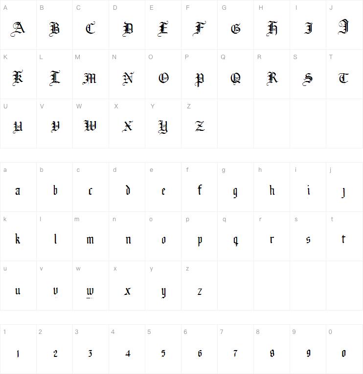 Brokenplanewing字体