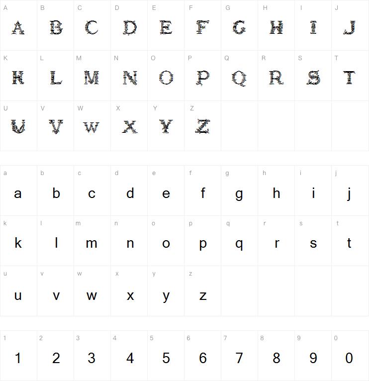 Burgoyneinitials字体