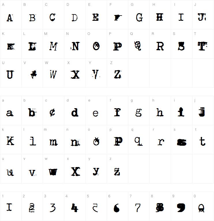 Bwptype字体