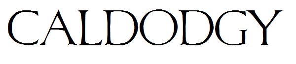 Caldodgy字体