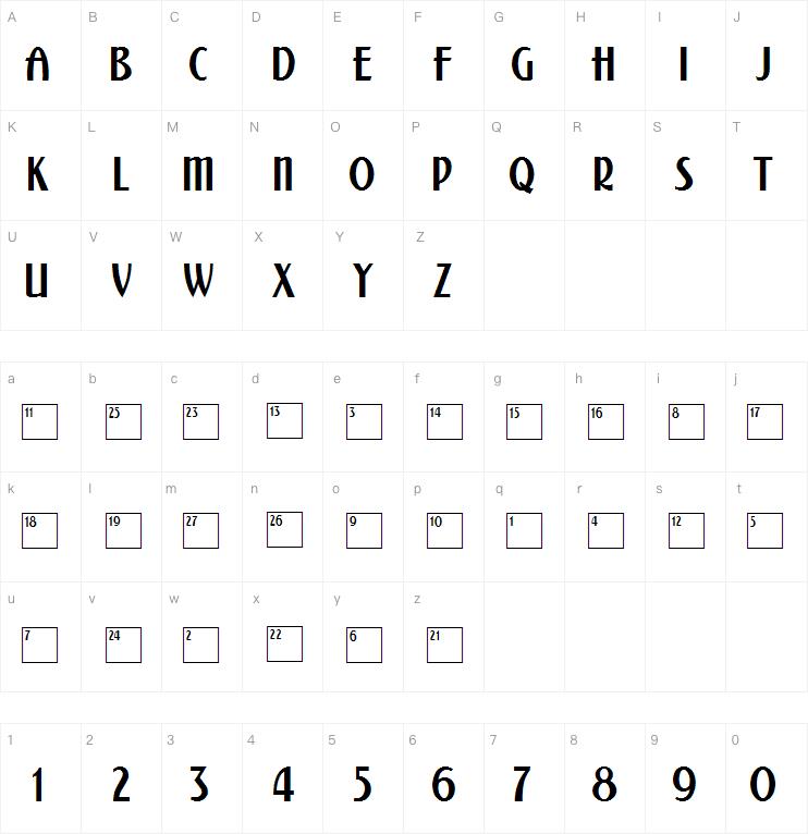 Calendar字体