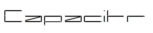 Capacitr字体