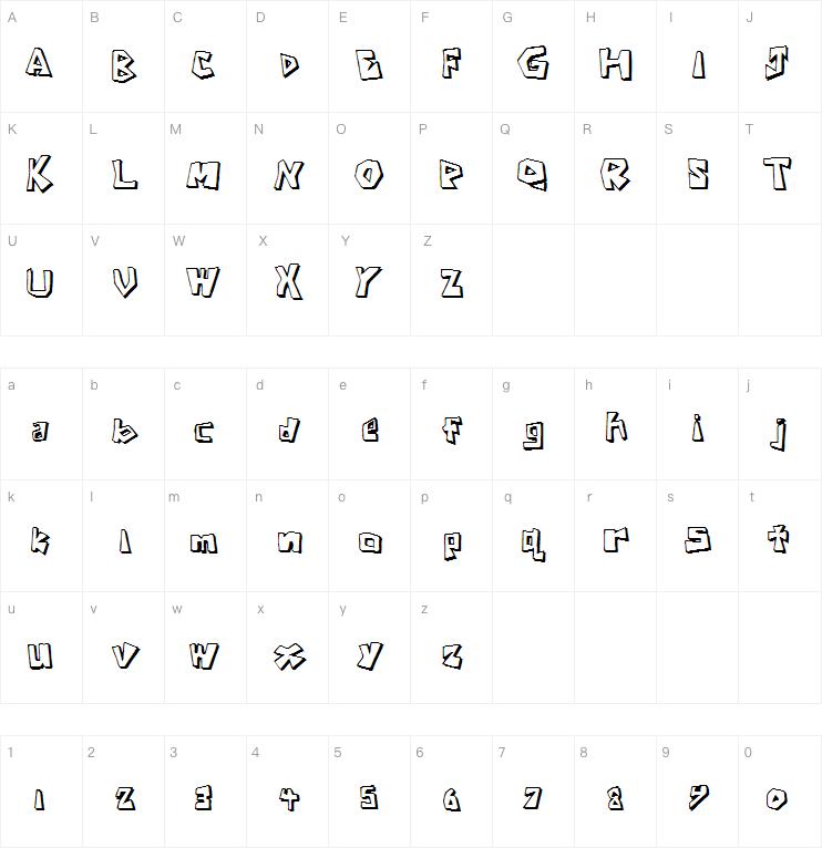 Cavemanregular字体