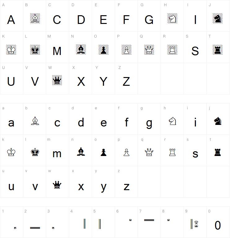 Chess字体