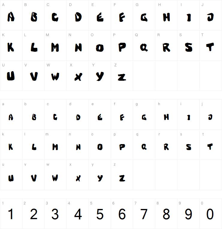 Crackedbrain字体