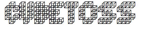 Cubetoss字体